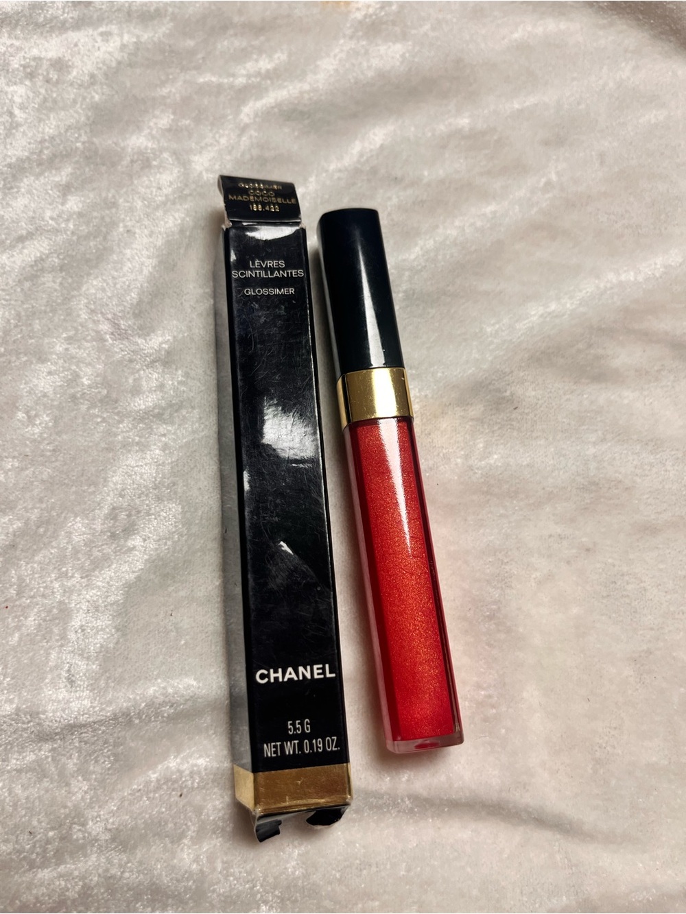 CHANEL Glossimer Lip Gloss in Shimmery Red